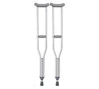 Stampelle per adulti Stampelle mediche sotto le ascelle Altezza regolabile Canne in alluminio Stampelle da passeggio Stampelle per adulti unisex Allenamento riabilitativo Conveniente