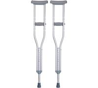 Stampelle per adulti Stampelle sotto le ascelle in alluminio, Stampelle per avambraccio, Stampelle per ascelle, Stampelle per camminare per ossa rotte Anziani disabili, Ammortizzatore, Regol