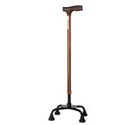 Stampelle per anziani Bastone da passeggio Quad Canne da passeggio regolabili Prodotti Heavy Duty Large Base Punte in gomma Altezza Bastone da passeggio Maniglia Stabile