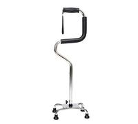 Stampelle per anziani Bastone da passeggio Quad Canne da passeggio regolabili Prodotti Heavy Duty Large Base Punte in gomma Altezza Bastone da passeggio Maniglia Stabile