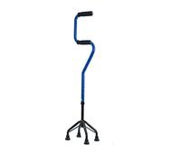 Stampelle per anziani Stampelle per fratture leggere per anziani a quattro zampe antiscivolo Bastone da passeggio a quattro angoli Stampella ausiliaria Desiderio di