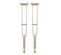 Stampelle per ascelle per adulti Canne in legno leggere Bastoni da passeggio antiscivolo in altezza teleregolabili per uso anziano/S-1/2 pezzi