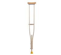 Stampelle per ascelle per adulti Canne in legno leggere Bastoni da passeggio antiscivolo in altezza teleregolabili per uso anziano/S-1/2 pezzi