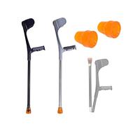 Stampelle per avambraccio, Piedini in Gomma Antiscivolo, Stampelle per Adulti, Gambe di Sostegno Dopo Infortunio o Intervento Chirurgico, Stampella da Passeggio per Adulti, Cuscinetto 150 kg