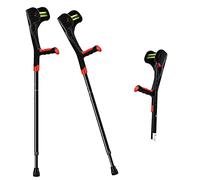 Stampelle per avambraccio - Stampella portatile 2 pezzi, 4 colori, leggera e resistente, poggiagomito a forma di U, lega di alluminio, pieghevole, tempo di utilizzo lungo, stampelle camminatori,