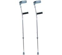 Stampelle per avambraccio Stampella regolabile Braccio portatile Gomito Ascella Stampelle per fratture anziane Stampelle per riabilitazione leggere antiscivolo, 2 pezzi, 1 pezzo Pratica stam