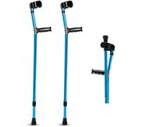 Stampelle per avambraccio Stampelle mediche pieghevoli regolabili per avambraccio (coppia), Stampella portatile per polsini per gomito per adulti con altezza regolabile, Stampella per bracci