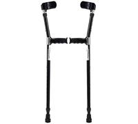 Stampelle per l'avambraccio Stampelle regolabili Gomiti in alluminio leggermente retrattili Stampelle per disabili Bastoni da passeggio Stampelle sotto le ascelle Stampella per braccio legge