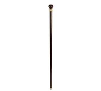 Stampelle per uomo anziano in canna di legno Bastone da passeggio in legno di sequoia per gentiluomo Bastone da passeggio rotondo per esterni, Wenge