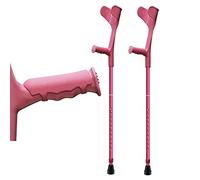 Stampelle pieghevoli in alluminio con polsini regolabili dell'avambraccio, bastone da passeggio leggero da viaggio per supporto della mobilità