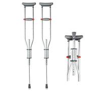 Stampelle pieghevoli leggere e antiscivolo, ergonomiche comode. Tienilo a mente