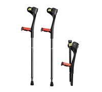 Stampelle Pieghevoli Moda per Adulti, Stampelle per Avambraccio in Alluminio, Stampelle per Ascelle Regolabili in Altezza su 10 Livelli, Maniglie ergonomiche, Stampella da Passeggio (Colore