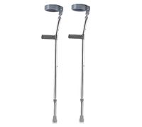 Stampelle Regolabili per Adulti, Stampelle per Avambraccio con Polsini, Manici ergonomici in PVC, per Uomini e Donne, Carico 100 kg/220 libbre