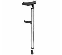 Stampelle sotto le ascelle - Bastone da passeggio pieghevole leggero per viaggi, regolabile per comfort e comodità, ideale per anziani e adulti