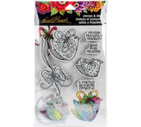 Stampendous LBCLD01 Heavenly Holiday Stamp Die Set