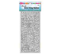 Stampendous Slim Birthday Words Rubber Stamp