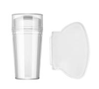 Stamper - per unghie con raschietto, corpo trasparente visibile | copertura protettiva elastica, kit per stampaggio unghie fai da te, strumenti di decorazione in silicone trasparente