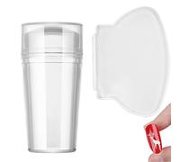 Stamper - Spatole per sostituire con precisione la testa del tampone | Semplifica la gelatina di silicone Naeil design NAPEMER | Rotondo trasparente rettangolare per produrre varie naiil