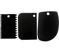 Stamperia - 3 Hand Spatulas for Crafts and Mixed Media Projects, Flat, Smooth, or Grooved with Teeth, Perfect for Creating Desired Textures with Pastes and Thick Paints