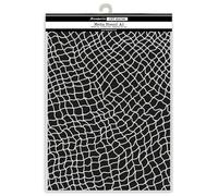 Stamperia - Big Stencil A3 for Scrapbooks, Albums, Cards, Bullet Journalling, and More, Flexible Material, Easy to Clean, Perfect for Hobbies, Crafts and Gifting (Art Stories, Fishing Net)