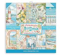Stamperia Blocco Scrapbooking-Blue Dream, 0, 12 x 12 inches