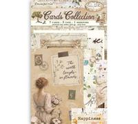 Stamperia - Cards Selection (Flowers and Poems) (7 Cards, 5 Tags, 1 Bookmark)