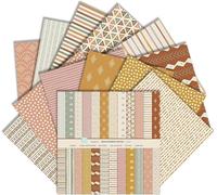 Stamperia - Carta decorativa con motivo boho, 24 fogli di carta decorativa per decoupage, carta fai da te, carta fai da te, album, bullet journals, 30,5 x 30,5 cm