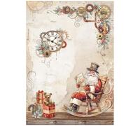 Stamperia Carta di riso per decoupage, formato A4, motivo: Babbo Natale DFSA4938