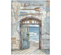 Stamperia Carta di riso per decoupage, formato A4, motivo: Silent Sea