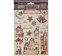 Stamperia Colored Wooden Shape A5, Multicolore, Assorted