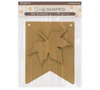 Stamperia - Crafty Shapes for Scrapbooks, Albums, Cards, Bullet Journals and More, Decorate with Papers and Paint, Perfect for Hobbies, Crafts, and Gifting (Whispering Woods, Leaf)