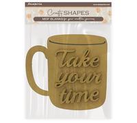 Stamperia - Crafty Shapes for Scrapbooks, Albums, Cards, Bullet Journals and More, Decorate with Papers and Paint, Perfect for Hobbies, Crafts, and Gifting (Whispering Woods, Cup)