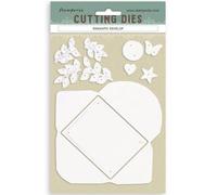 Stamperia - Cutting Dies for Scrapbooking, Albums, Card Making, Bullet Journalling and More, Create Decorations with Natural Elements, Perfect for Crafts and Gifting (A5) (Timeless, Romantic Envelope)