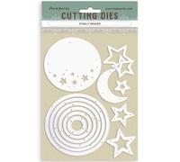 Stamperia - Cutting Dies for Scrapbooking, Albums, Card Making, Bullet Journalling and More, Create Decorations with Natural Elements, Perfect for Crafts and Gifting (A5) (Timeless, Starlit Dreams)