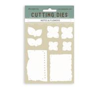 Cutting Dies Quiet Days Notes and Flowers