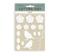 Stamperia - Cutting Dies for Scrapbooking, Albums, Cards, Bullet Journals, and More, Create Decorations with Natural Elements, Perfect for Crafts and Gifting (A6) (Venice, City of Art - Birds)