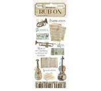 Stamperia DFLRB124 Rub-on, Assorted, Taglia unica