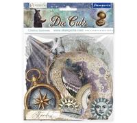 Stamperia - Die Cuts (Cosmos) (Assorted) | For Scrapbooks, Albums, Cards, Bullet Journals and More, Laser Cut Cardboard Shapes, Easy to Glue