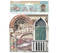 Stamperia - Die Cuts for Scrapbooking, Albums, Card Making, Bullet Journalling and More, Laser Cut Cardboard Shapes, Easy to Glue, Perfect for Crafts and Gifting (Venice, City of Art) (Assorted)