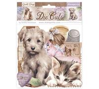 Stamperia - Die Cuts for Scrapbooks, Albums, Cards, Bullet Journals and More, Laser Cut Cardboard Shapes, Easy to Glue, Perfect for Hobbies, Crafts, and Gifting (Quiet Days) (Assorted)