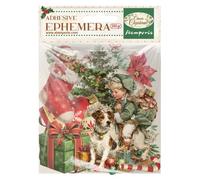 Stamperia - Ephemera for Scrapbooking, Albums, Card Making, Bullet Journalling and More, Adhesive Paper Cut Outs, Easy to Apply, Perfect for Hobbies, Crafts and Gifting (Classic Christmas)