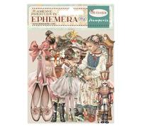 Stamperia - Ephemera per scrapbooking, album, card, bullet journalling and more adhesive paper, easy to apply, Perfect for Hobbies, Crafts and Gifting (The Nutcracker) (24 pezzi)