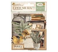 Stamperia - Ephemera per scrapbooking, albums, card making, bullet journalling and more adhesive paper, easy to apply, Perfect for Hobbies, Crafts, and Gifting (Golden Harmony) (35 pezzi)