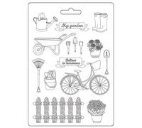 Stamperia Garden Soft Mould A5, Multicolore, 14,8 x 21 x 1,1 cm