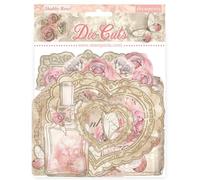 Stamperia Shabby Rose I Tagli, Multicolore, 17,3 x 17,3 x 0,3 cm