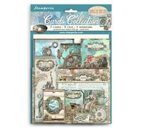Stamperia International Cards Collection-Somgs of The Sea, varie, miste