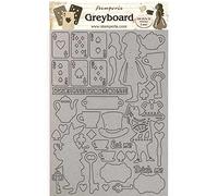 Stamperia International Greyboard-mm Alice Elements Lavagna, Vario, A4