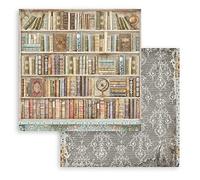 STAMPERIA INTERNATIONAL, KFT Album per Scrapbooking Double Face, Motivo: Lady Vagabond Lifestyle Library, Various, 30,5x30,5 cm