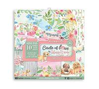 STAMPERIA INTERNATIONAL, KFT Stamperia-Mini Scrapbooking Pad-Circle of Love, multicolore, 20,3 x 20,3 cm
