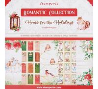 Stamperia International Scrapbooking Pad Romantic-Home for The Holidays, multicolore, 30,5 x 30,5 cm
